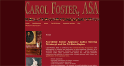 Desktop Screenshot of carolfoster.net